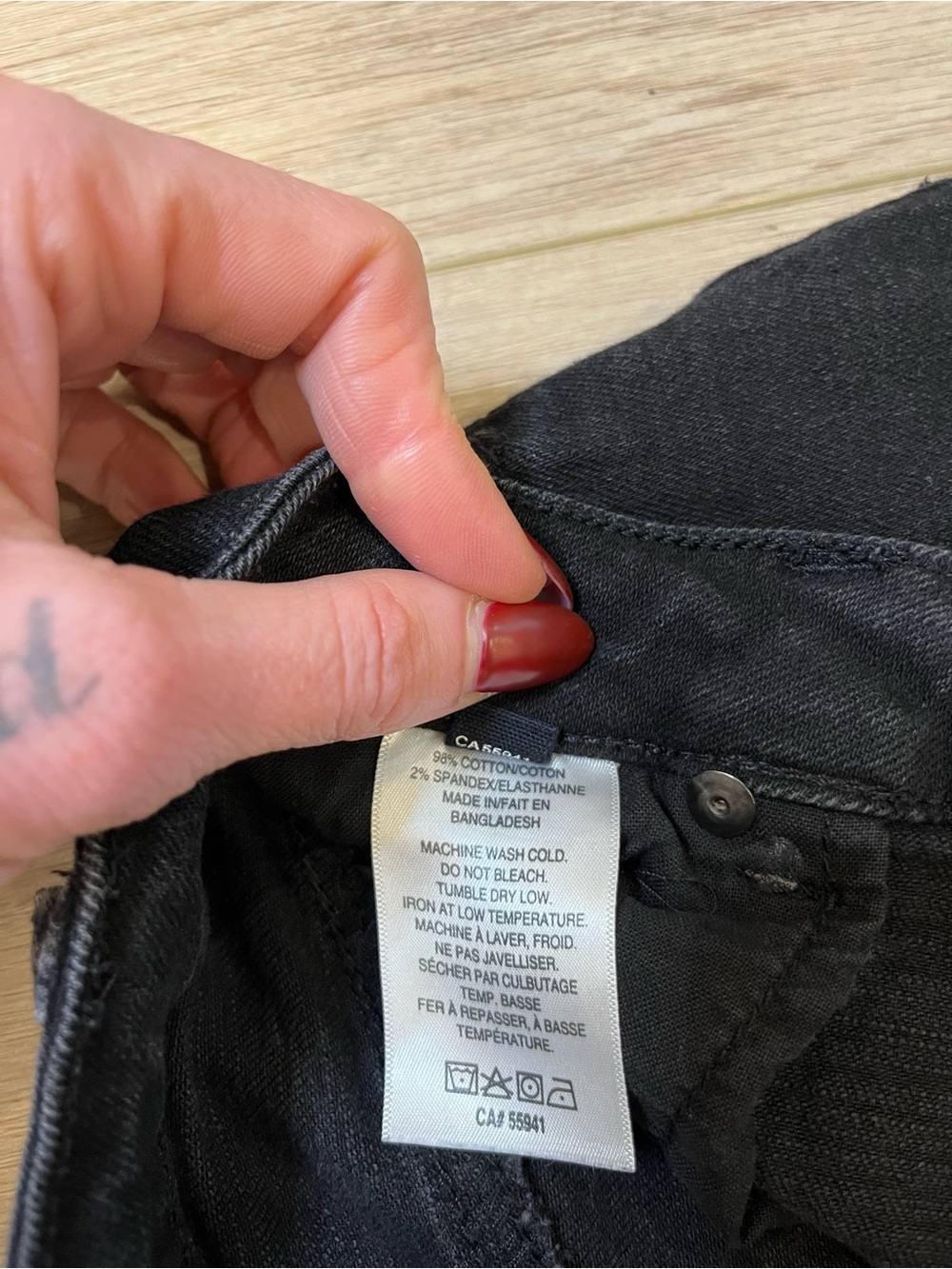REBEL ROGUE Distressed Black Denim Mini Skirt - FREE SHIPPING on Bundles $95+ - Picture 6 of 10